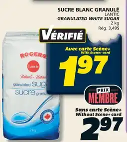 IGA LANTIC GRANULATED WHITE SUGAR offer