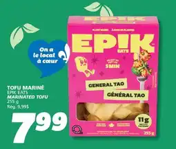 IGA EPIK EATS MARINATED TOFU offer