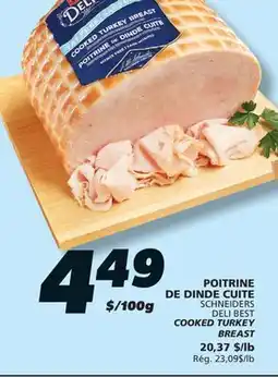 IGA SCHNEIDERS DELI BEST COOKED TURKEY BREAST offer