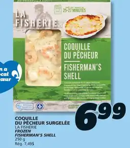 IGA LA FISHERIE FROZEN FISHERMAN'S SHELL offer