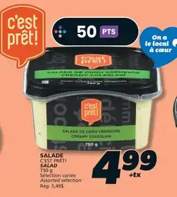 IGA C'EST PRÊT! SALAD offer