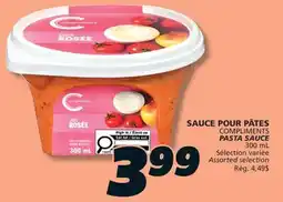 IGA COMPLIMENTS PASTA SAUCE offer
