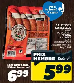 IGA LES GARS DE SAUCISSE FROZEN SAUSAGES offer