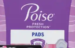 IGA POISE TAMPONS, PANTILINERS OR PADS offer