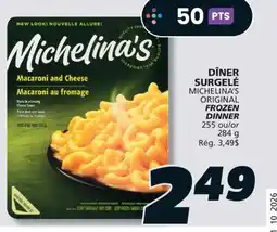 IGA MICHELINA'S ORIGINAL FROZEN DINNER offer