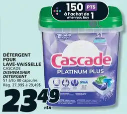 IGA CASCADE DISHWASHER DETERGENT offer