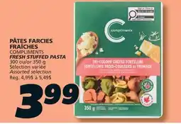 IGA COMPLIMENTS FRESH STUFFED PASTA offer