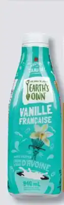 IGA EARTH'S OWN PLANT-BASED BEVERAGE OR PLANT-BASED CREAMER offer