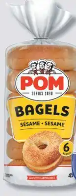 IGA POM BAGELS offer