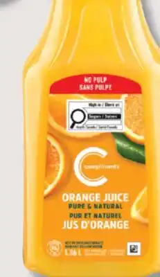 IGA COMPLIMENTS REFRIGERATED ORANGE JUICE offer