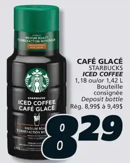 IGA STARBUCKS ICED COFFEE offer