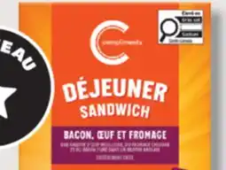 IGA COMPLIMENTS FROZEN BREAKFAST SANDWICH offer