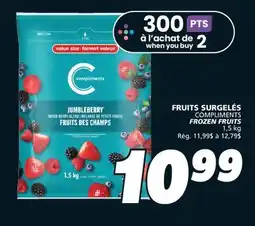 IGA COMPLIMENTS FROZEN FRUITS offer