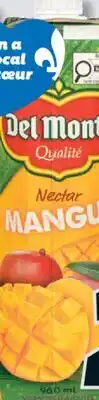 IGA DEL MONTE FRUIT JUICE, NECTAR OR ICED TEA offer