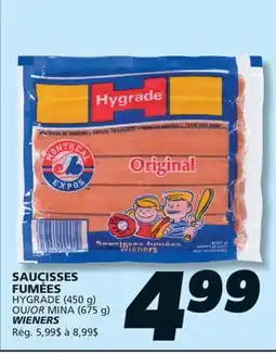 IGA HYGRADE WIENERS offer