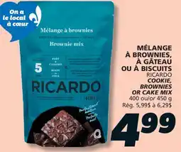 IGA RICARDO COOKIE, BROWNIES OR CAKE MIX offer