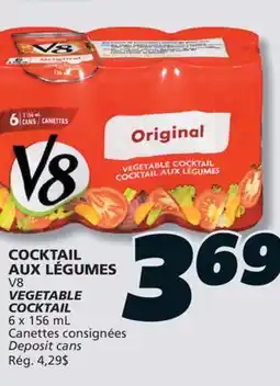 IGA V8 VEGETABLE COCKTAIL offer