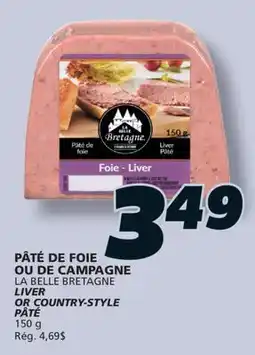 IGA LA BELLE BRETAGNE LIVER offer
