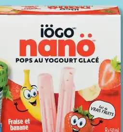 IGA IÖGO FROZEN YOGURT OR TREATS OR SORBET offer