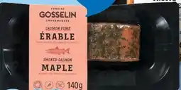 IGA FUMOIRS GOSSELIN FROZEN SMOKED TROUT OR SALMON FILLET offer