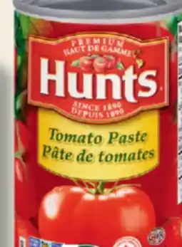 IGA HUNT'S TOMATO PASTE offer