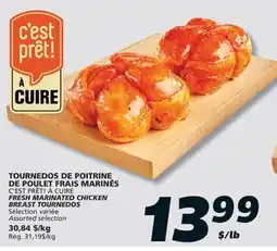 IGA C'EST PRÊT! À CUIRE FRESH MARINATED CHICKEN BREAST TOURNEDOS offer