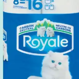 IGA ROYALE PAPER TOWEL OR BATHROOM TISSUE offer