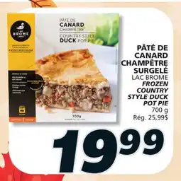 IGA LAC BROME FROZEN COUNTRY STYLE DUCK POT PIE offer