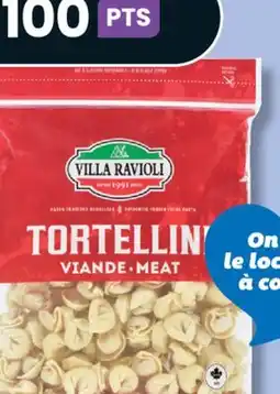 IGA VILLA RAVIOLI FROZEN FRESH PASTA offer