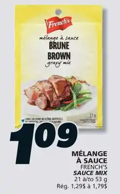 IGA FRENCH'S SAUCE MIX offer