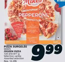 IGA MIKES FROZEN PIZZA offer