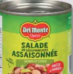 IGA DEL MONTE VEGETABLES OR LEGUME SALAD offer