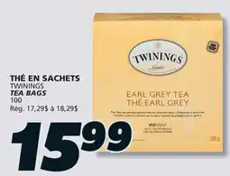 IGA TWININGS TEA BAGS offer