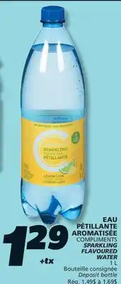 IGA COMPLIMENTS SPARKLING FLAVOURED WATER offer