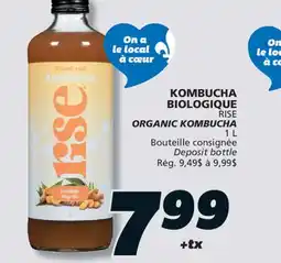IGA RISE ORGANIC KOMBUCHA offer