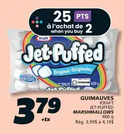 IGA KRAFT JET-PUFFED MARSHMALLOWS offer