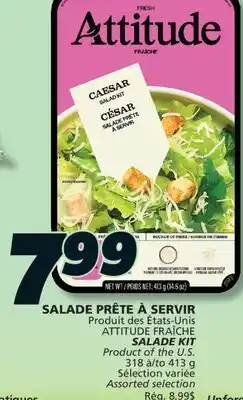 IGA ATTITUDE FRAÎCHE SALADE KIT offer