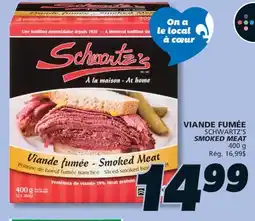 IGA VIANDE FUMÉE SCHWARTZ'S offer