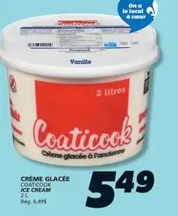 IGA COATICOOK ICE CREAM offer