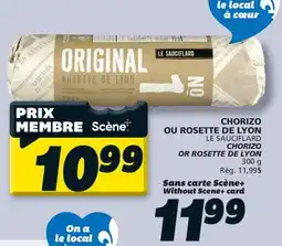 IGA LE SAUCIFLARD CHORIZO OR ROSETTE DE LYON offer