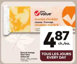 Giant Tiger Giant Value cheese bar offer
