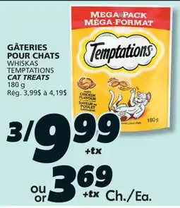 IGA WHISKAS TEMPTATIONS CAT TREATS offer