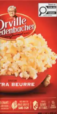 IGA ORVILLE REDENBACHER MICROWAVE POPPING CORN offer