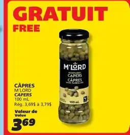 IGA M'LORD CAPERS offer