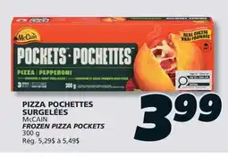 IGA McCAIN FROZEN PIZZA POCKETS offer
