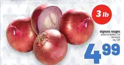 Metro OIGNONS ROUGES | RED ONIONS offer