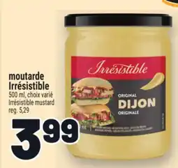 Metro MOUTARDE IRRÉSISTIBLE | IRRÉSISTIBLE MUSTARD offer