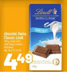 Metro CHOCOLAT SWISS CLASSIC LINDT | LINDT SWISS CLASSIC CHOCOLATE offer
