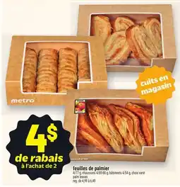 Metro FEUILLES DE PALMER | PALM LEAVES offer