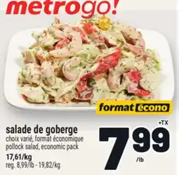 Metro SALADE DE GOBERGE offer